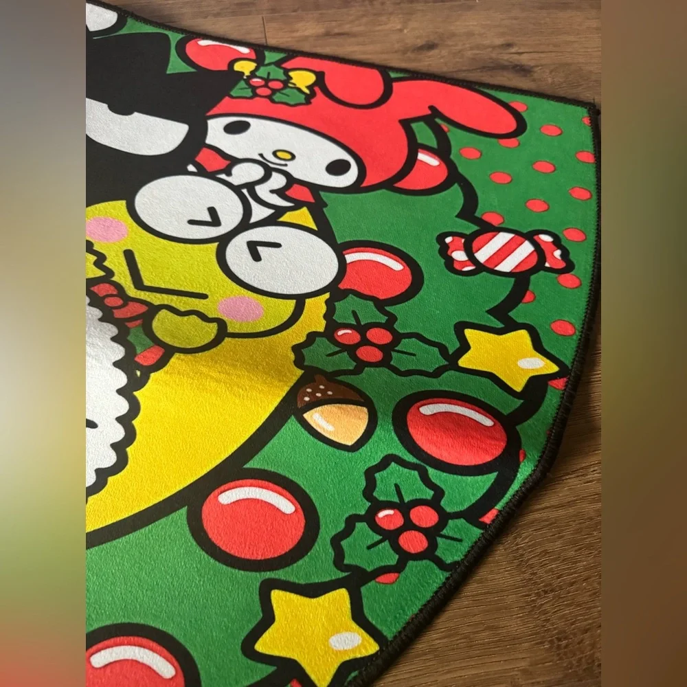 SANRIO-NWT Lightweight Holiday Themed Character Welcome Mat